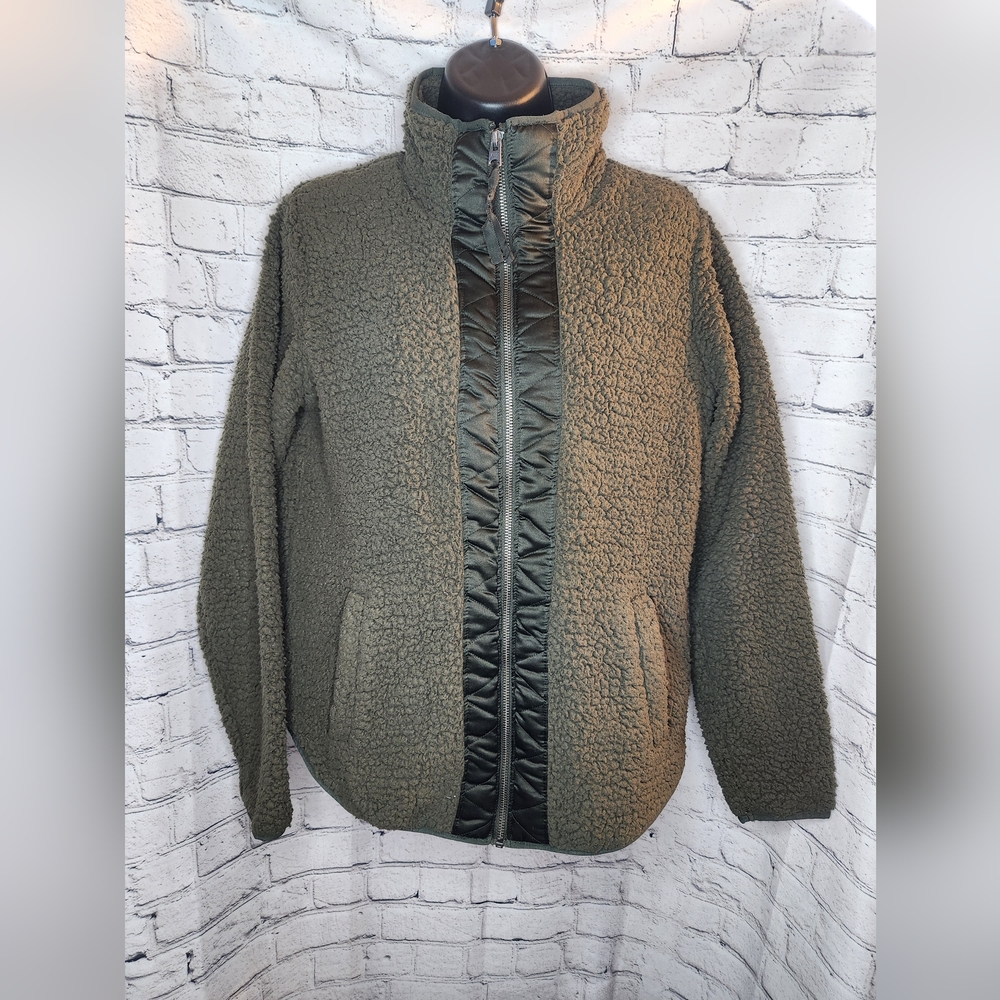 Abercrombie‎ & Fitch Fleece Zip Up Sweater Size Small